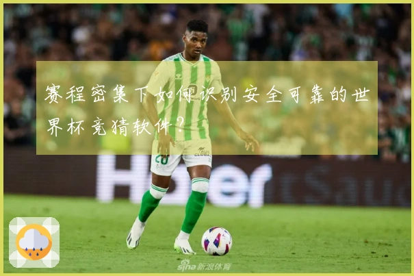 赛程密集下如何识别安全可靠的世界杯竞猜软件？
